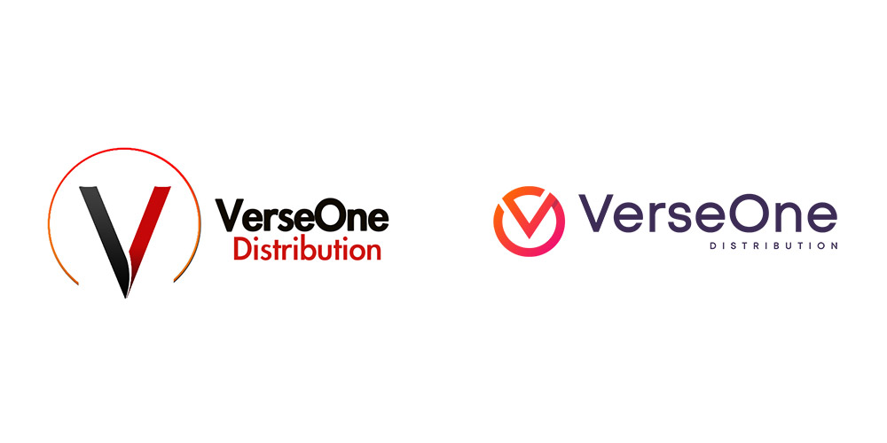 VerseOn 新旧品牌LOGO对比（左旧右新）