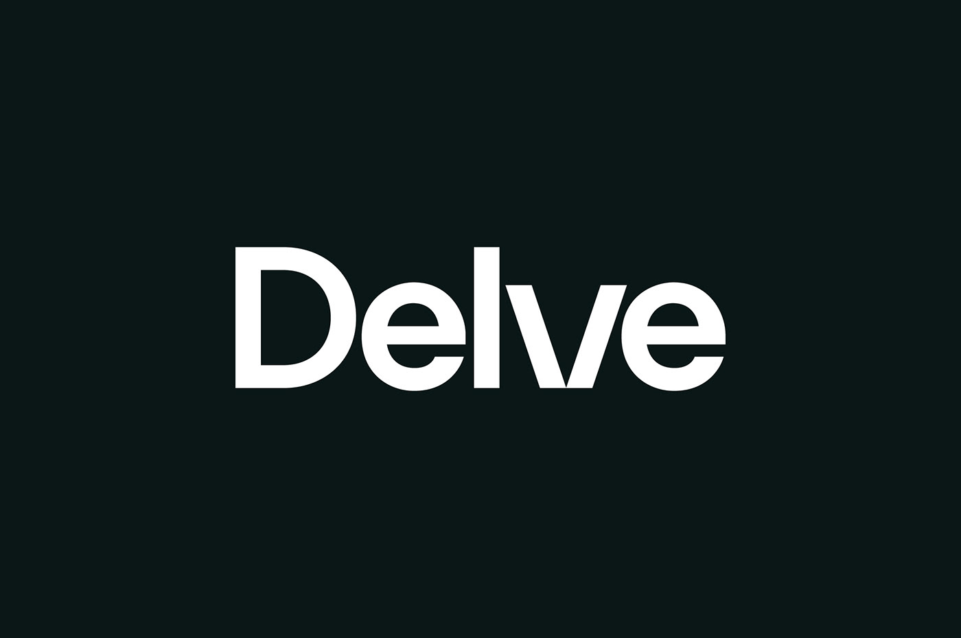 Delve 产品创新品牌标志